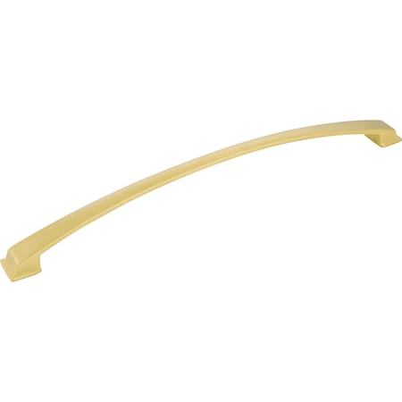 Jeffrey Alexander 305 mm Center-to-Center Brushed Gold Arched Roman Cabinet Pull 944-305BG